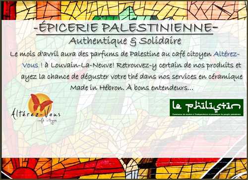 Produits de Palestine en Belgique : un relais du Philistin s'installe entre Bruxelles, Liège et Namur‏